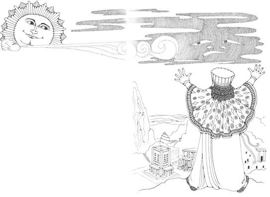 Persian, the Sun, and Cloud