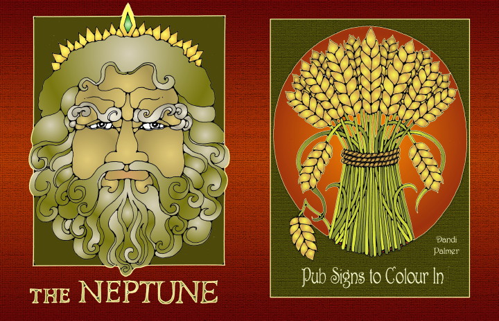 Pub Signs to Colour in